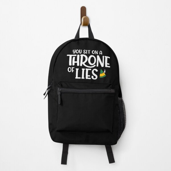 Item preview, You Sit on A Throne of Lies, Christmas Elf Quote designed and sold by BootsBoots.