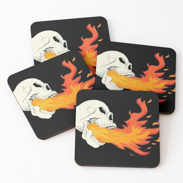 Item preview, Flaming Skull designed and sold by Tom Woodward.