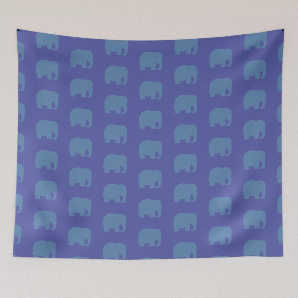 Item preview, Cute Blue Elephant  designed and sold by PopDonkey.