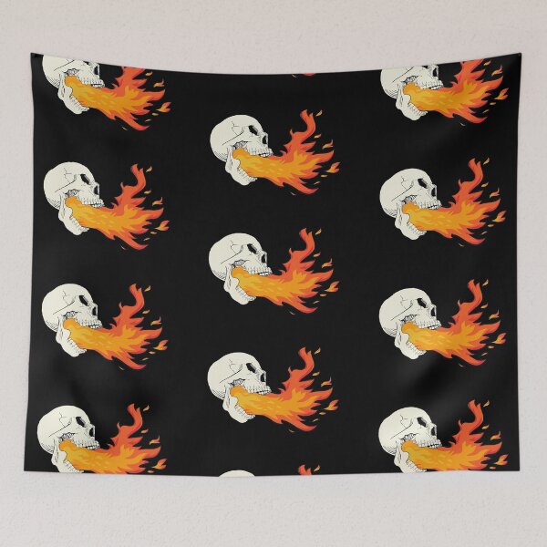 Item preview, Flaming Skull designed and sold by Tom Woodward.