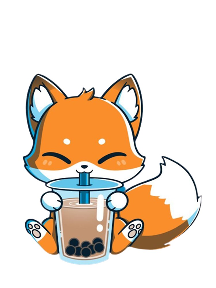 Cute Fox' Poster by Minimalist Anime | Displate
