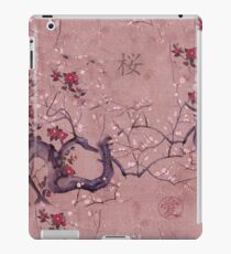 Japanese Sakura Print with Kanji iPad Case/Skin