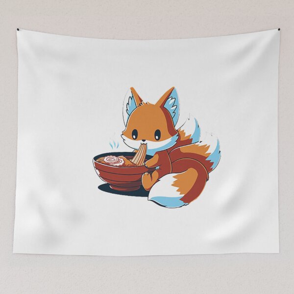 Item preview, cute fox anime designed and sold by LinaMercata0428.