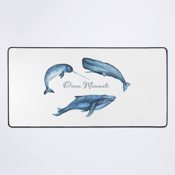 Item preview, Whale, Narwhal, Sperm whale - Watercolor designed and sold by Olympusika.