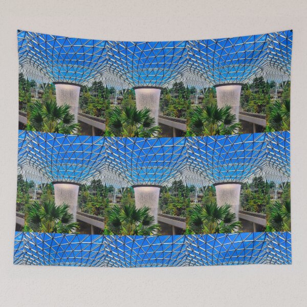 Item preview, Roof waterfall and sky train track in Changi airport V designed and sold by kall3bu.