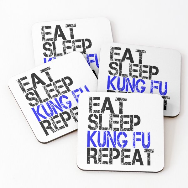 Item preview, Copy of Eat Sleep Kung fu Repeat, Grunge  designed and sold by ACC .