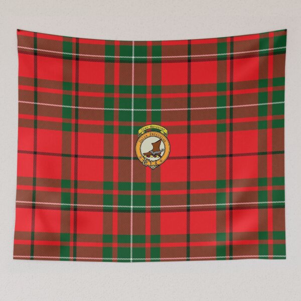 Item preview, MacAulay Scottish Tartan and Crest designed and sold by BagTown Clans.