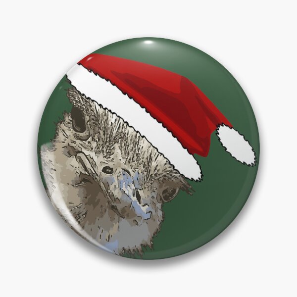Item preview, Ostrich Wearing Santa Hat Christmas Zoo Animal designed and sold by taiche.