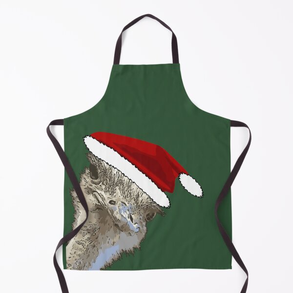 Item preview, Ostrich Wearing Santa Hat Christmas Zoo Animal designed and sold by taiche.