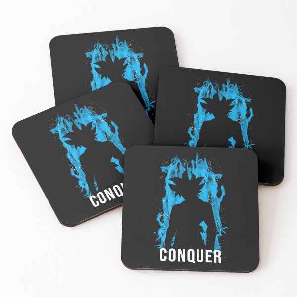 Item preview, Conquer | Insaiyan Workout Motivation (Light Blue) designed and sold by Printend _.