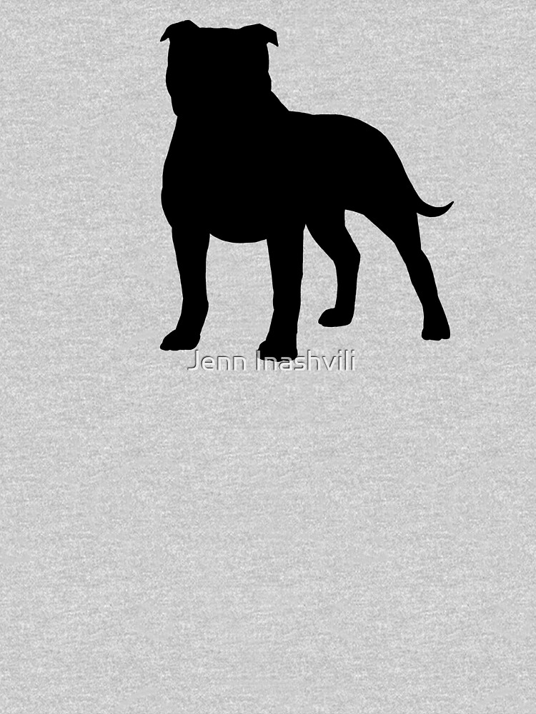 Staffordshire Bull Terrier Silhouette(s) by ShortCoffee