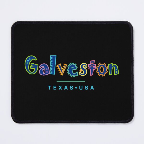Item preview, Galveston Texas Typographic Design designed and sold by Futurebeachbum.