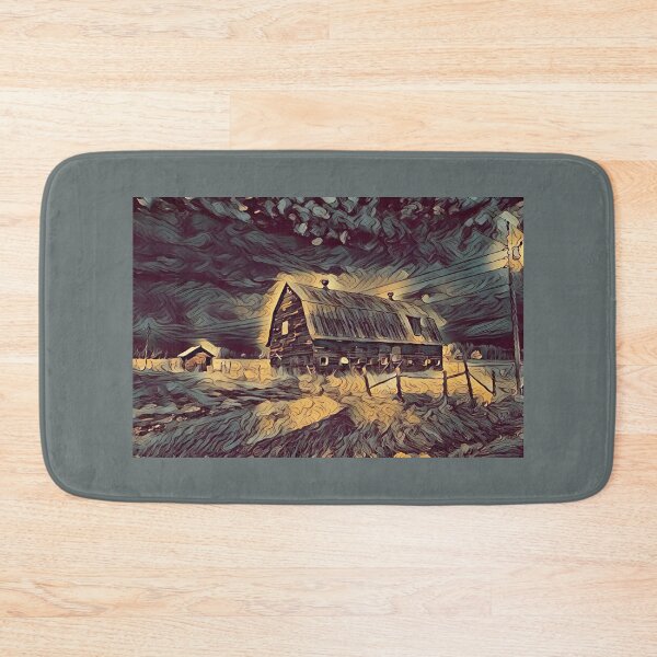 Item preview, The Dark Stormy Barn - Countryside Art Collection - spcreationsco22 designed and sold by SpCreationsCo22.