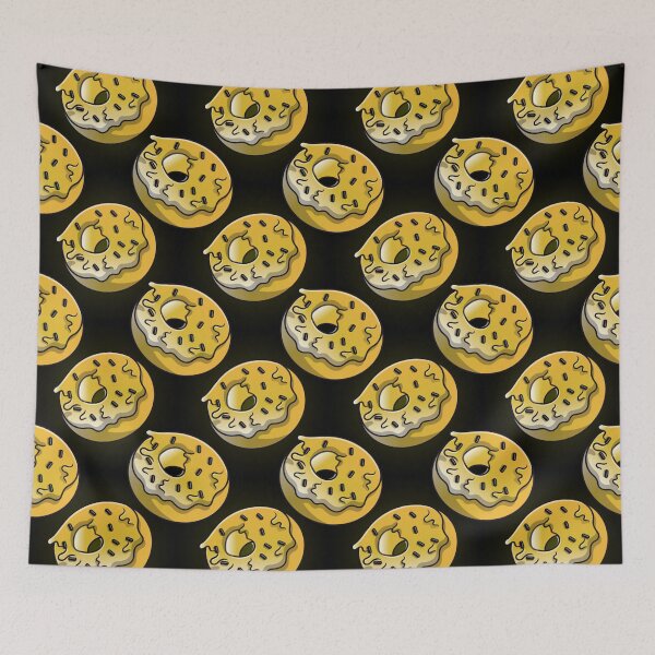 Item preview, Gold donut pattern designed and sold by Donutlovers.
