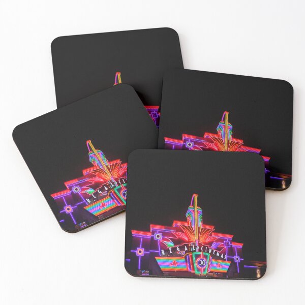 Item preview, Retro Neon Movie Theater Photograph Original Work designed and sold by PeachySweetArt.