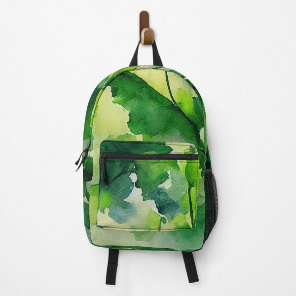 Item preview, Abstract background with many leafs in loose watercolor paint designed and sold by aricutcia.