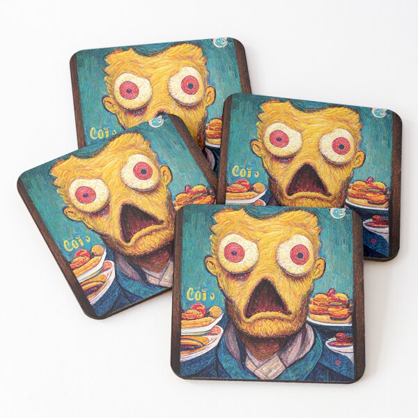 Item preview, The Scream Van Gogh+Simpsons designed and sold by osssoconcept.