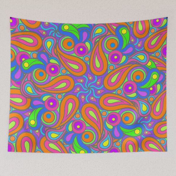 Item preview, Groovy psychedelic Abstract pattern designed and sold by Alondra.