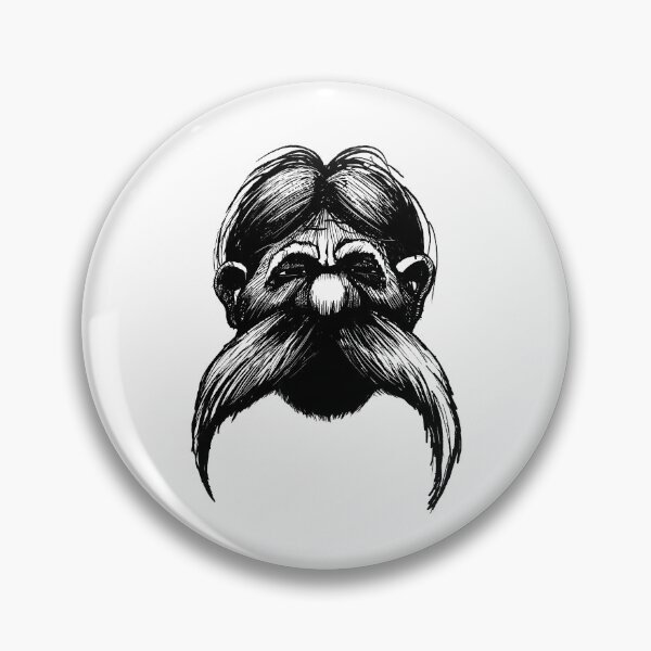 Item preview, Master Miner Mustache Dwarf Drawing designed and sold by LarksDrawings.