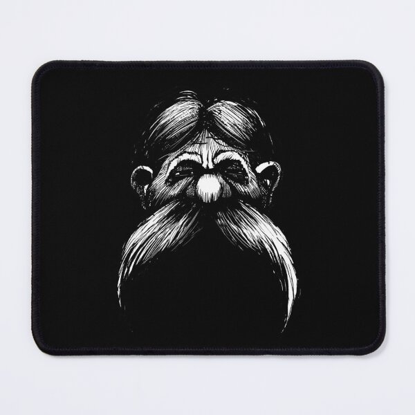 Item preview, Master Miner Mustache Dwarf Drawing designed and sold by LarksDrawings.