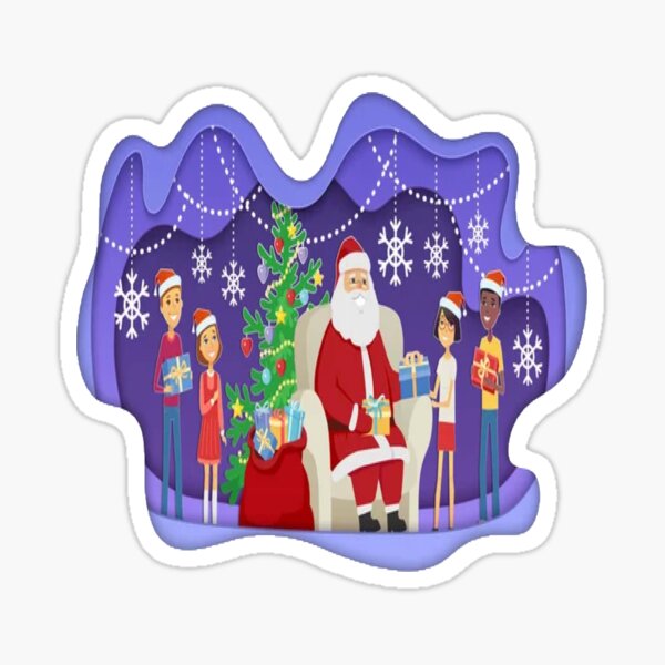 Santa Sticker