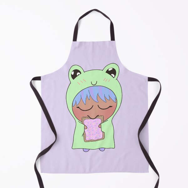 Item preview, Toaster Tart in a Frog Onesie- cute, kawaii, hoodie, blanket, pastel, snack, pop, breakfast, toad, happy, sleepy, comfy designed and sold by Bruh-llc.