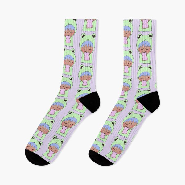 Item preview, Toaster Tart in a Frog Onesie- cute, kawaii, hoodie, blanket, pastel, snack, pop, breakfast, toad, happy, sleepy, comfy  designed and sold by Bruh-llc.