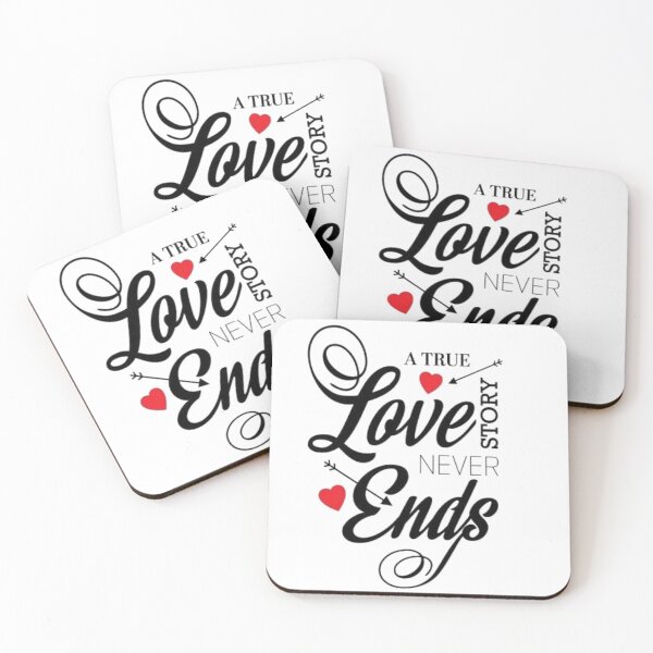 Item preview, A true love story never ends. designed and sold by K O M O  R E B I.