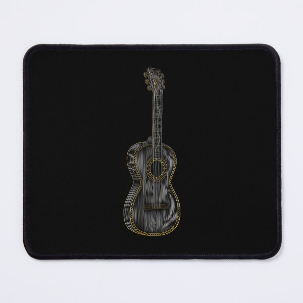 Item preview, White Floral Vintage Classical Guitar designed and sold by hockeng.