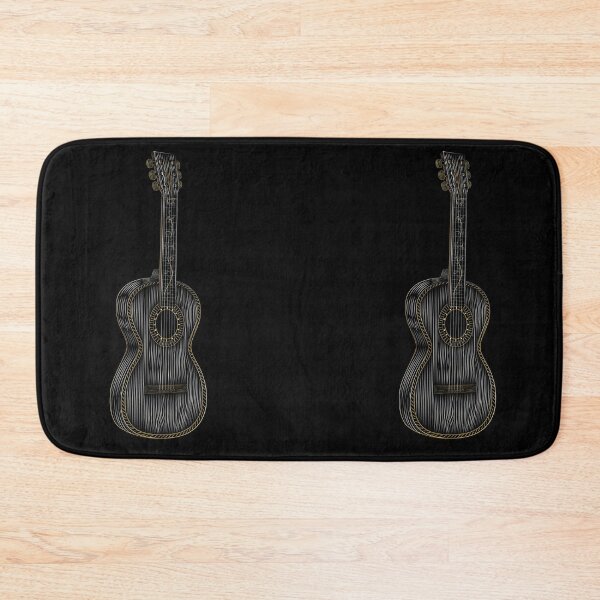 Item preview, White Floral Vintage Classical Guitar designed and sold by hockeng.