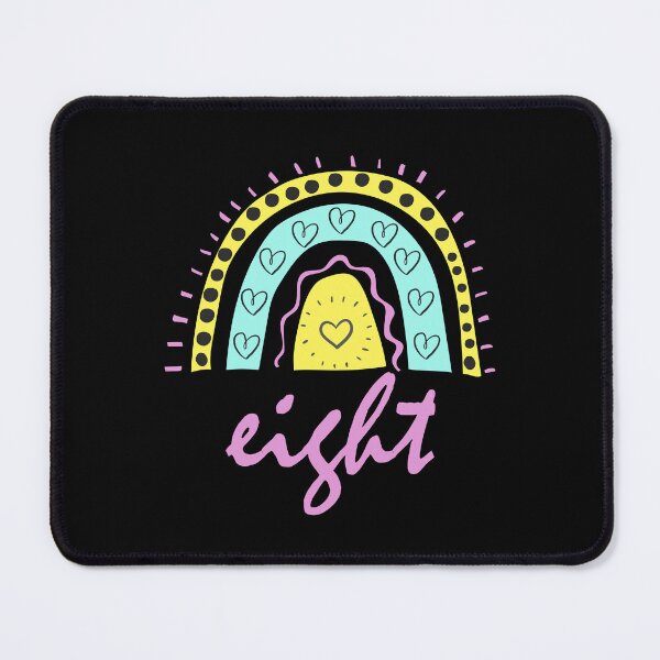 Item preview, Eight Year Old Eighth Birthday Cute Fun Doodle Boho Rainbow designed and sold by LadySaltwater.