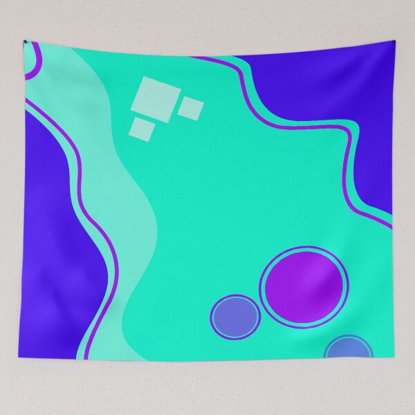 Item preview, blue abstract graphic - abstract design designed and sold by Sweet Bee's.