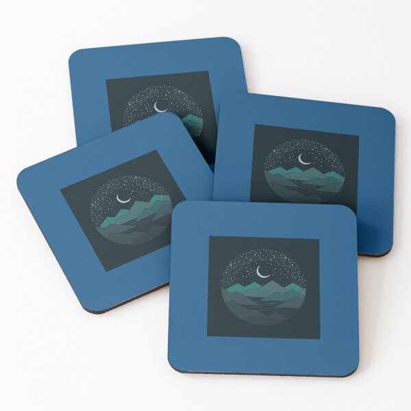 Item preview, Between The Mountains And The Stars Metal Print  designed and sold by SetiakuAn.