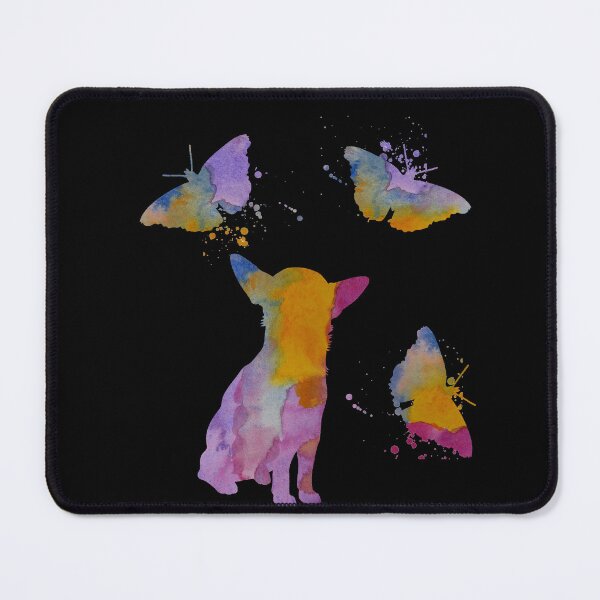 Item preview, Chihuahua Art, Dog Butterfly Art, Dogs And Butterflies designed and sold by BittenByErmines.