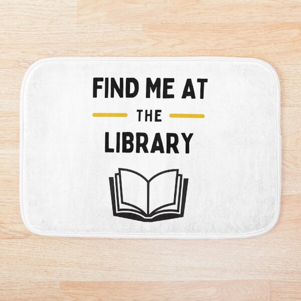 Item preview, Find Me At The Library - Book Lover Quote - Library Lover Gift designed and sold by N44Prints.