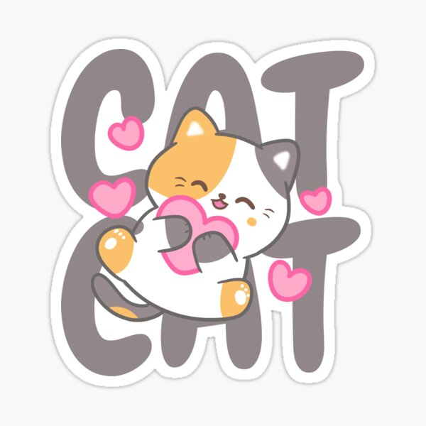 Cute Kawaii Cats Funny Kitten Cat Lover Women Girl T-Shirt
