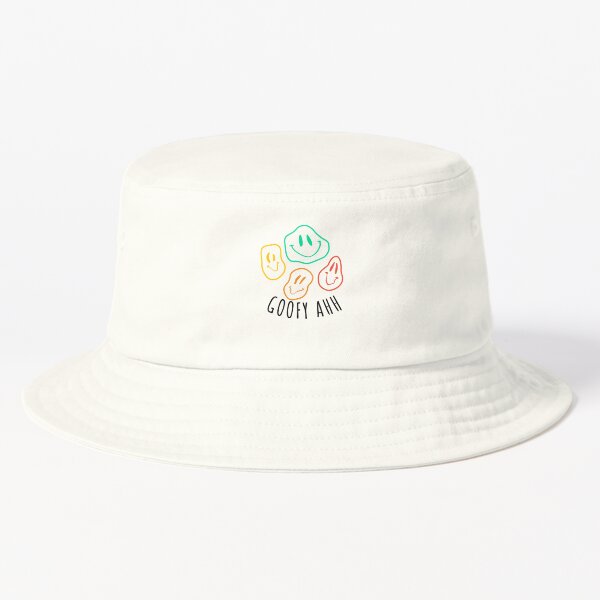 White Goofy Bucket Hat