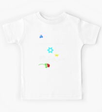 ships (white text) Kids Tee