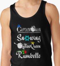 ships (white text) Tank Top