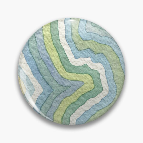 Item preview, seascape colours bumpy waves  designed and sold by Hayley Holliday.