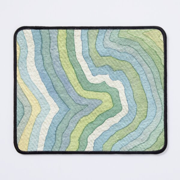 Item preview, seascape colours bumpy waves  designed and sold by Hayley Holliday.