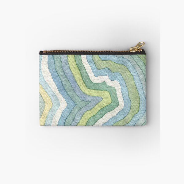 Item preview, seascape colours bumpy waves  designed and sold by Hayley Holliday.