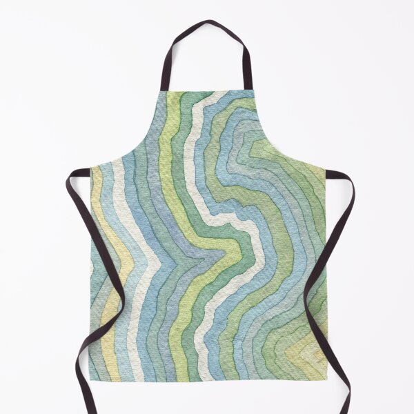 Item preview, seascape colours bumpy waves designed and sold by Hayley Holliday.