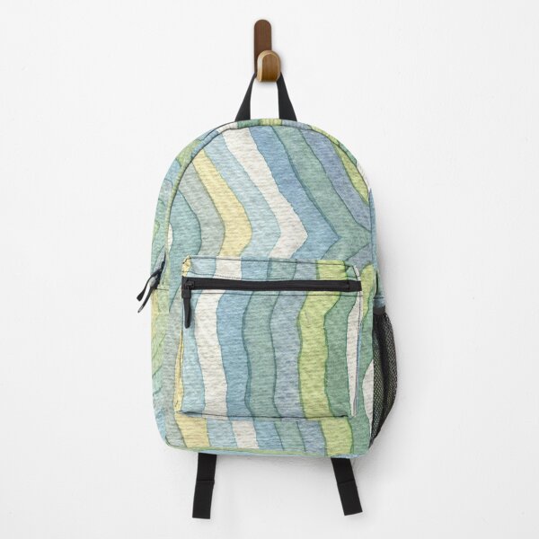Item preview, seascape colours bumpy waves  designed and sold by Hayley Holliday.