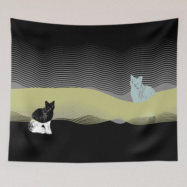 Item preview, Groovy Cats Pattern designed and sold by SofiaAlves.