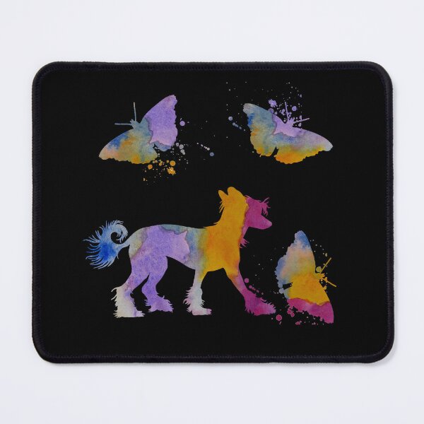 Item preview, Chinese Crested Dog Art, Dog Butterfly Art, Dogs And Butterflies designed and sold by BittenByErmines.
