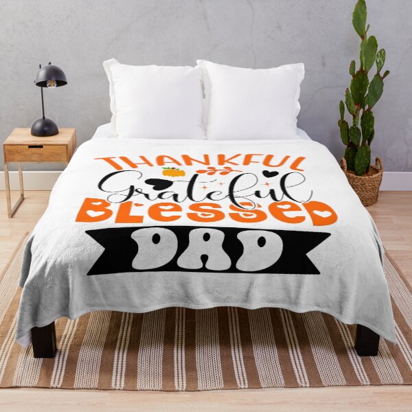 Item preview, One Thankful Daddy | Happy Thanksgiving Daddy Mommy and family greetings and quotes | gifts for thanksgiving and christmas lovers designed and sold by ThanksVibe.