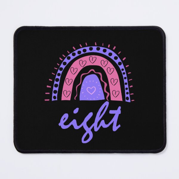 Item preview, Eight Year Old Eighth Birthday Cute Fun Doodle Boho Rainbow designed and sold by LadySaltwater.