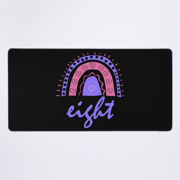 Item preview, Eight Year Old Eighth Birthday Cute Fun Doodle Boho Rainbow designed and sold by LadySaltwater.
