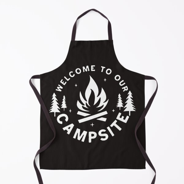 Aperçu de l'œuvre Welcome to Our campsite,our campground, camp sign, campground flag, camp decoration, camping lover, nature lover gift créée et vendue par Sophistical.